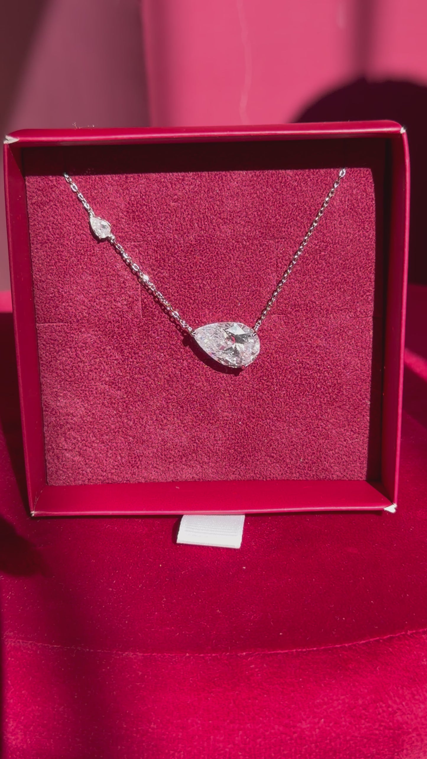 Collana in argento 925 Goccia