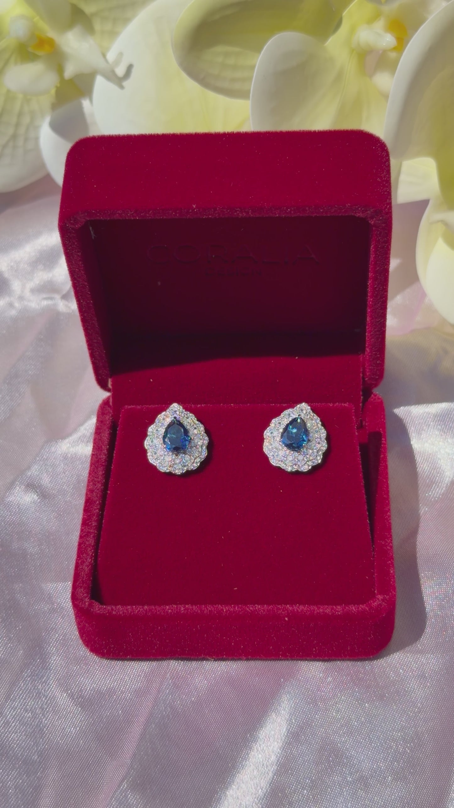 925 silver and drop quartz earrings
